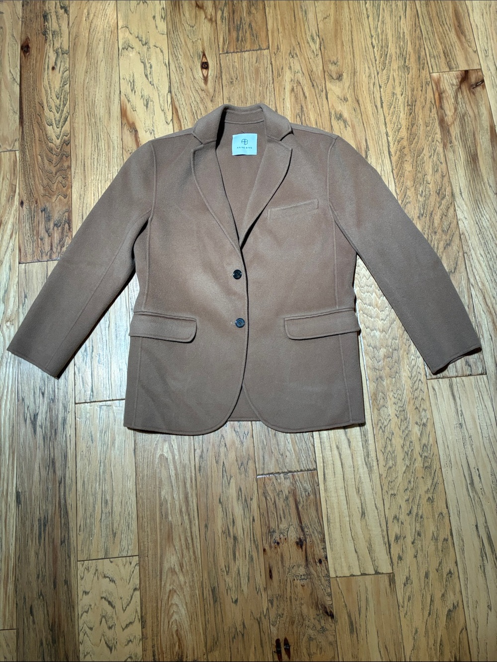 Anine Bing ETIENNE BLAZER- Camel Cashmere Blend - XS